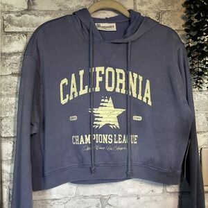 No Boundaries Blue California Hoodie NWT
